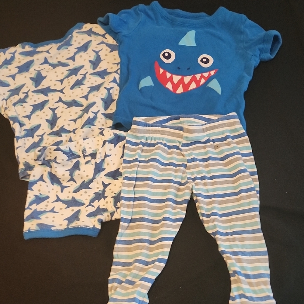 Blue Shark Baby Outfit Set